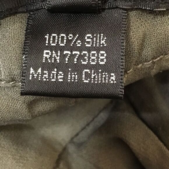 J. Crew Collection Sz 2 100% Silk Shorts Gray - Picture 5 of 5